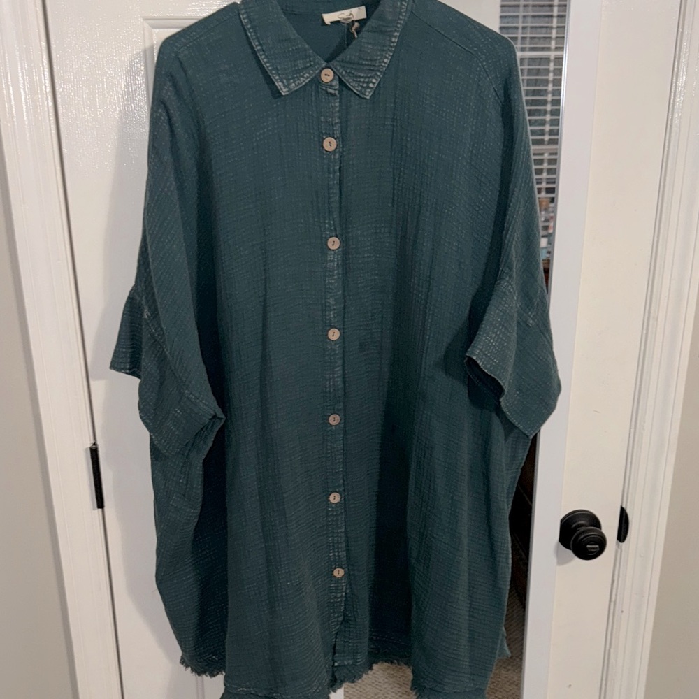 Easel shirt dress oversized